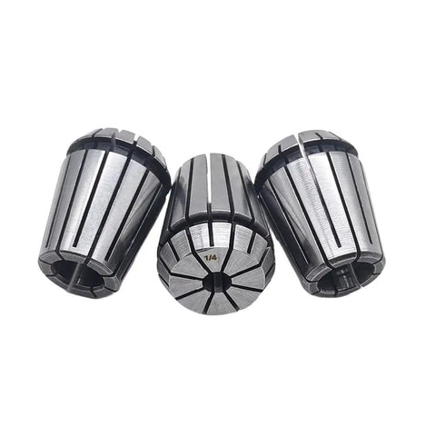 Three Piece ER25 Spring Collet Set One Half Inch One Quarter Inch One Eighth Inch High Precision For CNC Engraving Milling Lathe Chuck Tool Kit