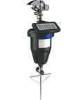 Motion Activated Yard Sprinkler System For Deer And Cat Deterrence Skunk Raccoon And Dog Repellent with solar panel and stake