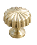 Solid Brass Drawer Knob And Cabinet Pull Handle 30mm Gold Finish For Kitchen Cabinets Dressers And Home Furniture Hardware