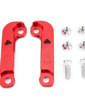 Red CNC-milled Drift Lock Adapter For E36 Steering Angle Boost Twenty Five Percent More Turning Angle with mounting hardware