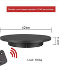 Awesome Electric Turntable For Live Video Broadcasts With Remote Speed Control And 22 To 60 Second Rotation Timing, 42cm diameter, 6.5cm height.