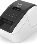 Close-up of Turbo Fast Label Printer For Shipping And Address Labels With Auto Cutter, Crisp 300 DPI Black And Red Output, Works With DK-2251