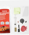 Windshield Repair Kit For Auto Glass Cracks And Chips Quick Fix Tools With High Tech Repair Resin and protective stickers