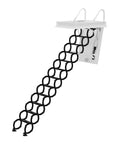 Electric Attic Ladder With Remote Control Pull Down Loft Stairs And Heavy Duty Carbon Steel Retractable ceiling staircase extended.