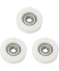 Electric Bike Hub Motor Planetary Gear Replacement Kit 36T with bearings, 3-piece nylon gears for e-bike motors.