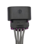 Transfer Case Control Module Connector Pigtail Plug and Play Fits 2004 2005 Canyon Colorado L4 L5 2.8L 3.5L Replacement black 8-pin connector