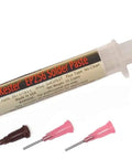 No Clean Solder Paste 63 To 37 In Syringe Dispenser Kit With Five 0.033 Inch Tips 8cc Syringe Containing 35 Grams Tin Lead Flux