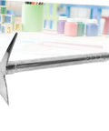 Stainless Steel Do It All Double Ended Hoe Garden Tool For Weeding And Edging Versatile Landscape Shovel shown on desk