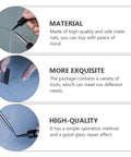 Windshield Repair Kit For Chips And Cracks Easy Application Glass Crack Repair Tool For Automotive Use Quick And Safe Fix