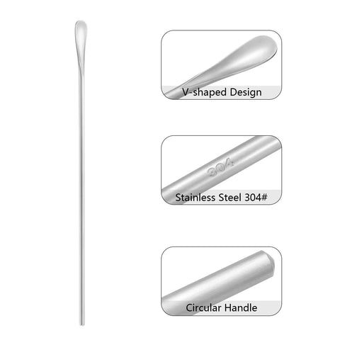 Long Stainless Steel Coffee Stirring Spoon 10 Inch Pro Grade Drink Stirrer Mixing Spoon For Coffee Tea And Cocktails features