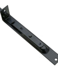 Stainless Steel Door Flush Bolt Latch 6 Inch L Type Lever Action Concealed Slide Lock Bolt Black Finish