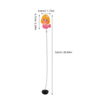 Mermaid Rubber Tub Stopper with Chain for Bathtub Drains, pink mermaid design, 4.4cm wide, 57cm chain length.