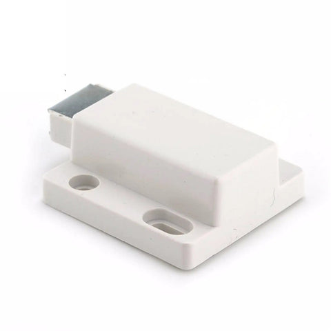 Magnetic Push Latches For Cabinets And Drawers, Quiet Soft Close Cabinet Catch With Push To Open Touch Damper, Durable Metal Build