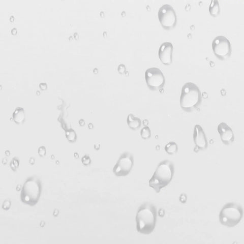 Close-up of water droplets on White Poly Mailer Envelopes 16x22 Inches Self Sealing Shipping Bags Waterproof Tear Resistant for Packaging and Mailing Supplies 100 Count Go-To Courier Grade Pouches for Safe Easy Shipments.