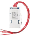 Heavy Duty 14S Bms For Lithium Ion Battery Packs With Balance Wire And Ntc Temp Probe, showing wiring and port layout.