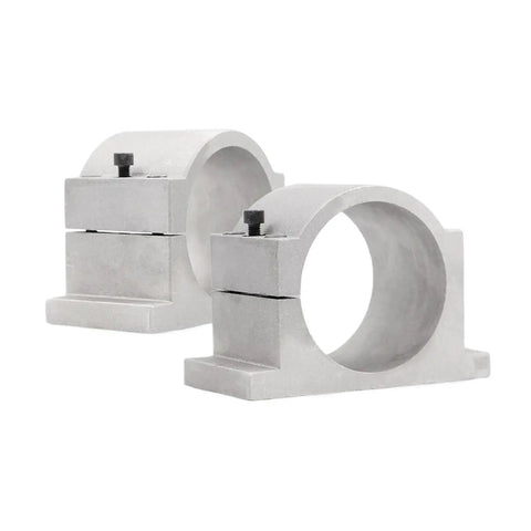 125mm Spindle Motor Clamp Mount Bracket Aluminum CNC Clamp For Precise Machining, Heavy Duty Spindle Mount Fits 100mm And 125mm Tooling, Rock Solid Locking Clamp For Milling And Lathe, aluminum spindle clamp bracket