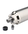 Beefy 5.5kW Water Cooled CNC Spindle Motor For Metal Engraving with accessories, showcasing heavy-duty bearings and metal construction.