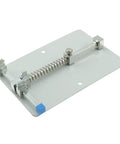 Adjustable PCB Circuit Board Holder 120x80mm Stainless Steel Clamp Platform For Soldering And Rework Phone CPU Repair Stand With Anti Slip Sponge Pads