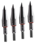 Top Notch Stainless Steel Archery Field Points Pack Of 12, 100 125 150 200 Grain Weights, screw in tips