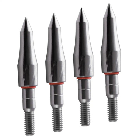 Top Notch Stainless Steel Archery Field Points Pack Of 12, 100 125 150 200 Grain Weights, screw in tips