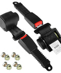 61 Inch Retractable DOT Seat Belts For Golf Carts And Go Karts, Universal 2 Point Adjustable Safety Belts For EZGO, Yamaha, Club Car, ICON, Star, Zone Carts And Forklifts, Set Of 2