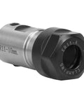 Pro Grade ER11 Collet Block With 10mm Axle Hole For Lathes And Milling Machines, showing spiral thread quick clamp