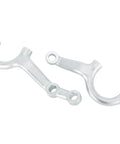 One And Three Quarter Inch Dropped Steering Arms For Ford 1934 Model T Style And 1937 To 1948 Ford Spindles Zinc Plated Forged Steel For Four Inch Drop Axles And Four Bar Or Harpin Radius Rod Suspension, pair