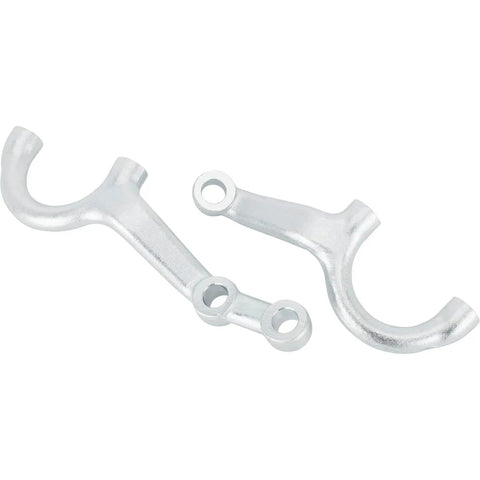 One And Three Quarter Inch Dropped Steering Arms For Ford 1934 Model T Style And 1937 To 1948 Ford Spindles Zinc Plated Forged Steel For Four Inch Drop Axles And Four Bar Or Harpin Radius Rod Suspension, pair