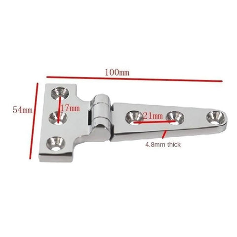 Rock Solid T Shaped Door Hinge Tee Hinge For Cabinets Bookshelves Windows Drawers And Outdoor Gates Built To Last Heavy Duty Aluminum Alloy