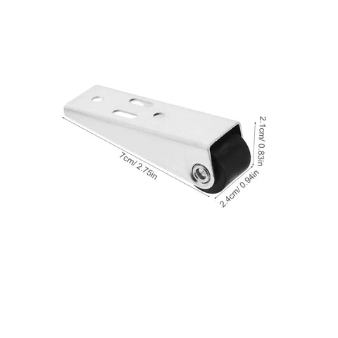 Easy Setup Rides Slick Heavy Duty Galvanized Gate Caster Wheels For Wooden Doors And Sliding Barn Supports Directional Roller Kits close-up of metal caster wheel bracket dimensions
