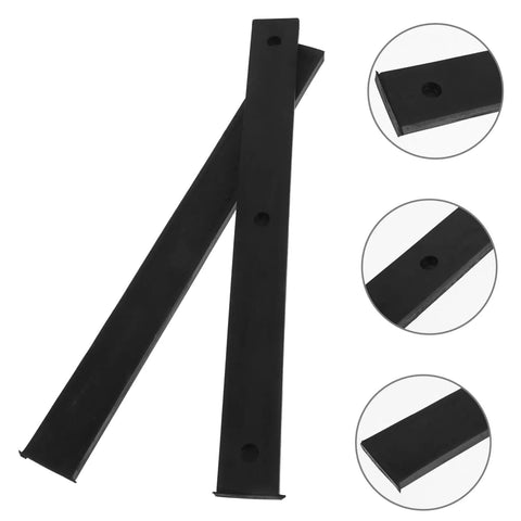 Two Pack Heavy Duty Vibration Rubber Pads Non Slip Isolation Mats For Shelving And Equipment Mounts with close-up details.