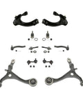 Beefed Up Suspension Kit With Tie Rod End And Ball Joints For Honda Accord 2.4L 2003 2007 And 3.0L 2005 2007 Inner Right Passenger Left Driver Front Upper Lower Side Sealed With Bushing
