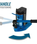 Heavy Duty Toe Jack Hydraulic Floor Lift For Containers And Machinery, 5 To 10 Ton Capacity, swivel handle view, TH0023