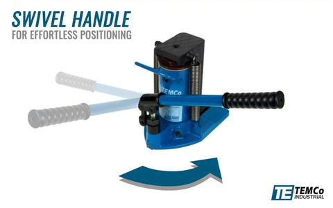 Hydraulic Toe Jack For Containers And Machines, Low Profile Lift With 2.5 To 5 Ton Capacity, 0.7 Inch Minimum Clearance, Machined Cylinder Housing, Over Travel Protection, Heavy Duty Industrial Lifting Tool