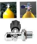 Diving Tank Valve 250BAR For Underwater Adventures Gas Cylinder Valve For Scuba Gear And Pool Tank Accessories Easy Grip No Fuss Quick Connect Durable Build For Safe Oxygen Flow And Smooth Diving Fun