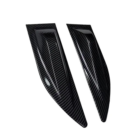 Badass Fender Vents For Tesla Cybertruck Paint Protection Cover With Simulated Carbon Fiber Abs Plastic, 29.5cm by 8.5cm.