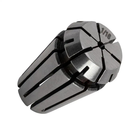 10 Pcs ER-11 Spring Collet Set Hardened Steel Clamping Fixture, 1/16 inch round holder for precision machining tasks.