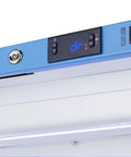 Control panel of Heavy Hitter Upright All Freezer With Dead On Temp Accuracy And Nist Data Logger With High Low Alarm