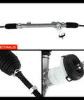 Electronic Power Steering Rack And Pinion Assembly For Kia Soul 2014 2019 showing details of inner tie rods and dust boots.