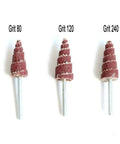 Pro Grade Flap Wheel Grinders With 10mm And 12mm Shank Cones for Sanding Wood Metal Plastic Hole Polishing 80 to 320 Grit Abrasive Tools