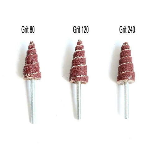 Pro Grade Flap Wheel Grinders With 10mm And 12mm Shank Cones for Sanding Wood Metal Plastic Hole Polishing 80 to 320 Grit Abrasive Tools