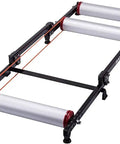 Indoor Bike Roller Trainer With Parabolic Rollers Ride Ready Adjustable Foldable Aluminum Stand for Mountain and Road Bikes