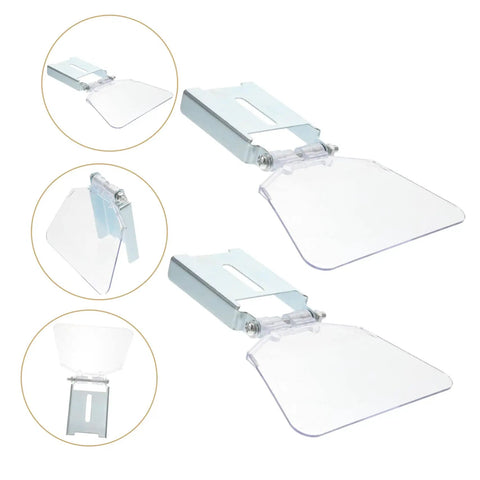 Bench Grinder Guard Plate Transparent Protective Shield Dust Cover For Bench Grinding Machines Pro Grade Stainless Steel Shield