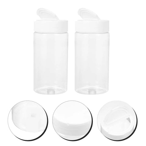 Galpada 2 Pack Aquarium Fish Feeders With Screw Caps White Food Storage Containers For Aquatic Pets Automatic Dispenser Bottles Easy Clean Feeding Accessories For Fish Tanks And Pond Keepers