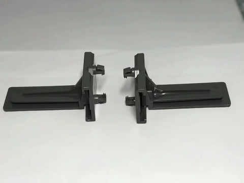 Heavy Duty Rear Mount Brackets For Undermount Drawer Slides Built Tough For Cabinetry Fits 12 To 21 Inch Drawers Eliminates Wobble Supports 75 Lbs Per Pair Simple Setup