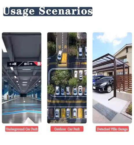 Tough As Nails Waterproof EV Charger Box Cover With Lockable Electric Vehicle Charging Station Enclosure in various parking scenarios.