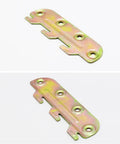 Premium Steel Bed Rail Brackets And Frame Hardware For Wooden Headboards Footboards Quick Install Kit with colorful finish.