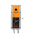Heavy Duty 90 Degree Damper Actuator 40 Nm Torque Ac Dc 24V Plug And Play Open Close Motor with dual SPDT contacts.