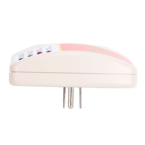 Heavy Duty Voltage Surge Protector For Home Appliances And Air Conditioners With A Durable Polycarbonate Body side view showing US plug.