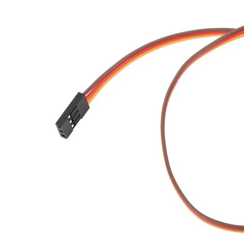 Rock Solid 25Kg Rc Servo Motor Loaded With Serious High Torsion Output And Durable Metal Gears For Heavy Duty Robotics And Fast Automation Builds Running Smooth On 4.8 To 7.2 Volt Systems, connector wire with three pins.